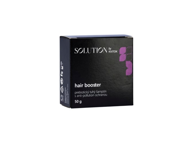 kvitok prebioticky tuhy sampon s anti pollution ochranou hair booster 50 g