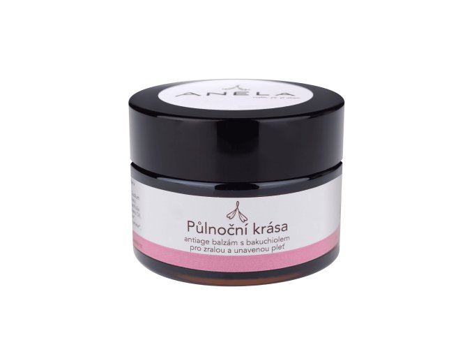 anela pulnocni krasa antiage balzam s bakuchiolem pro zralou a unavenou plet 30 ml