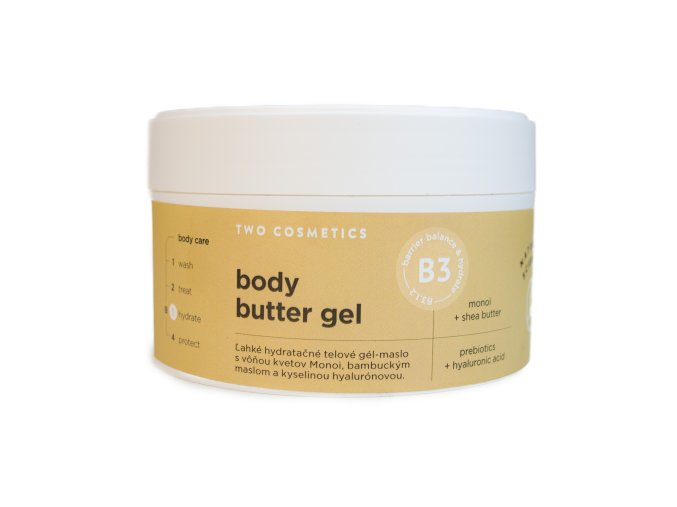 two cosmetics telovy krem body butter gel s prebiotikami a kyselinou hyaluronovou 200 ml