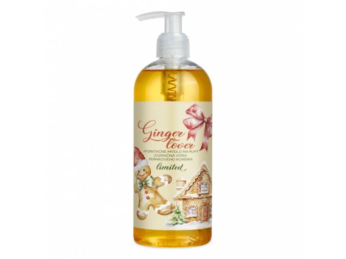 soaphoria ginger lover organicke hydratacni tekute mydlo na ruce s vuni pernikoveho koreni 400 ml
