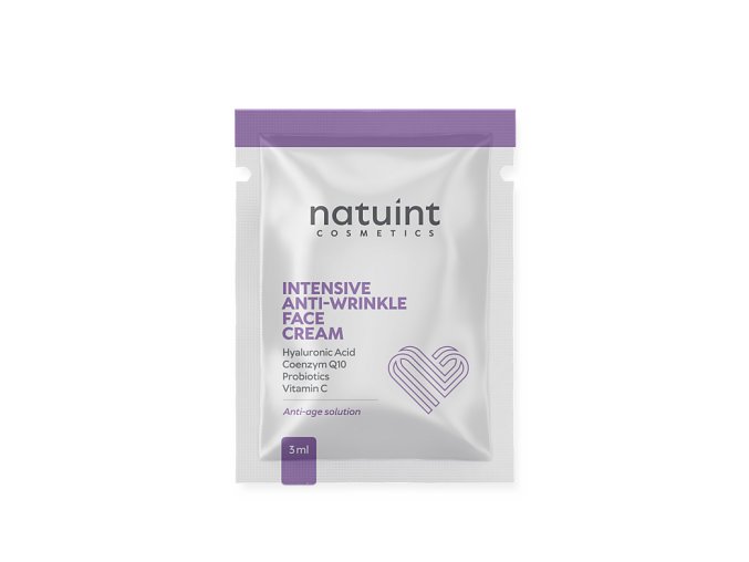 natuint krem proti vraskam s kyselinou hyaluronovou 3 ml vzorek