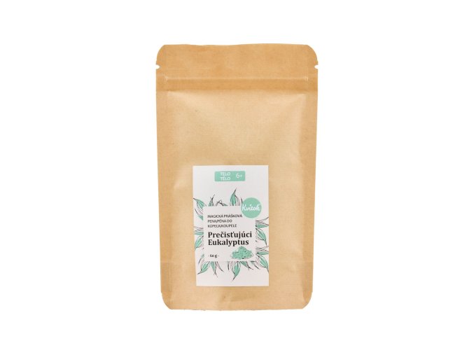 kvitok magicka pena do koupele v prasku procistujici eukalyptus 60 g