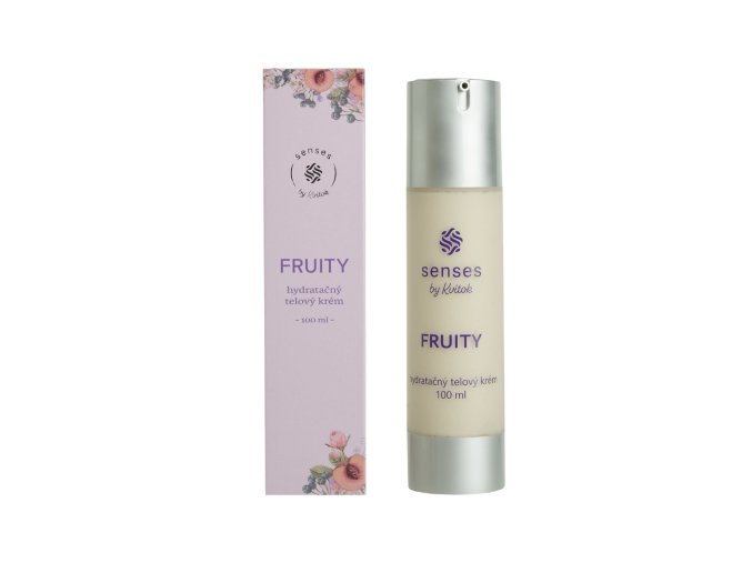 kvitok hydratacni telovy krem senses fruity 100 ml