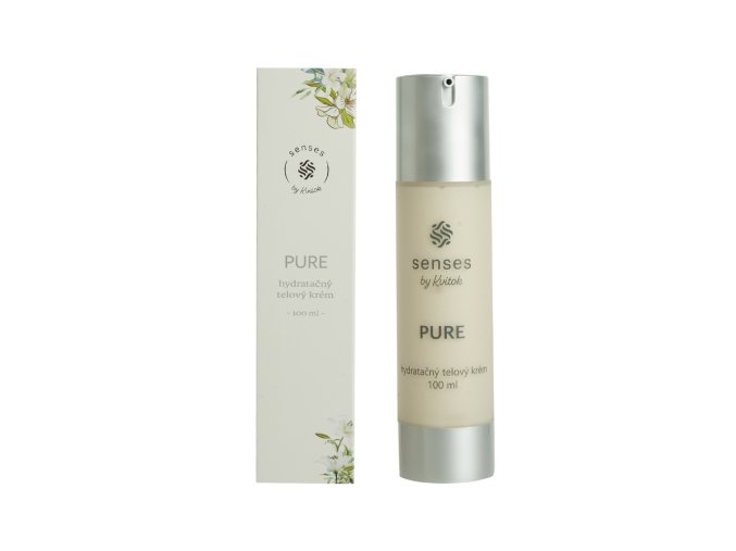 kvitok hydratacni telovy krem senses pure 100 ml