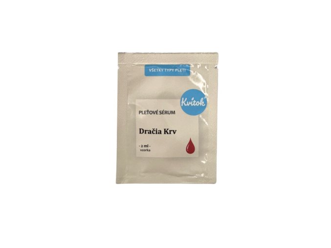 kvitok pletove serum draci krev 2 ml vzorek