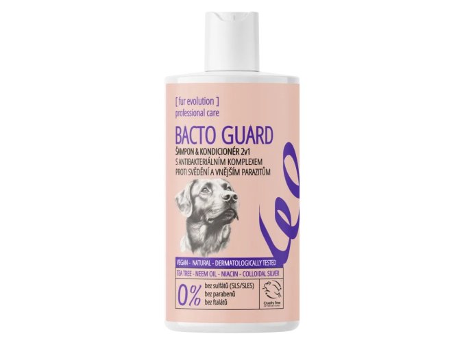 soaphoria bacto guard sampon a kondicioner 2v1 proti podrazdeni svedeni a vnejsim parazitum s antibakterialni prisadou 300 ml