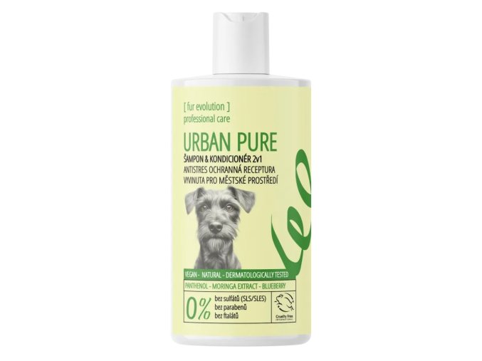 soaphoria urban pure antistresovy ochranny sampon a kondicioner 2v1 na srst a kuzi do mestskeho prostredi 300 ml
