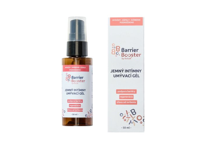 kvitok jemny intimni myci gel barrier booster 50 ml