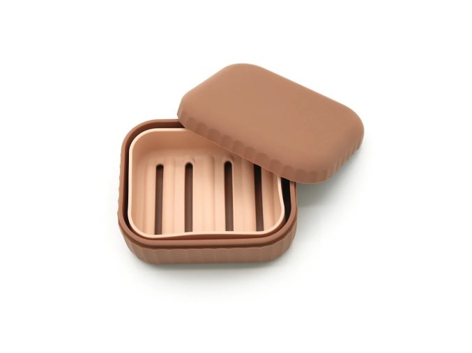 ponio silikonova prenoska na mydlo terracotta