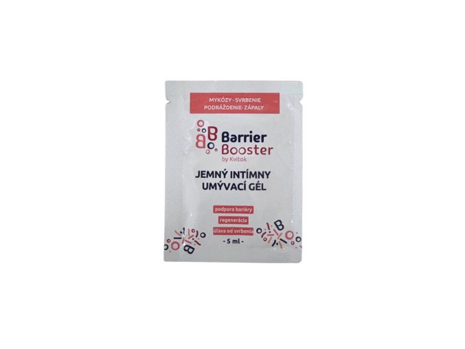 kvitok jemny intimni myci gel barrier booster 5 ml vzorek