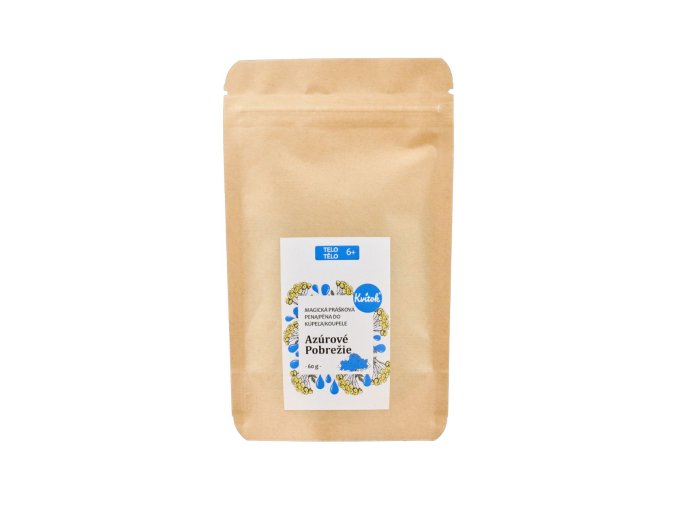 kvitok magicka pena do koupele v prasku azurove pobrezi 60 g