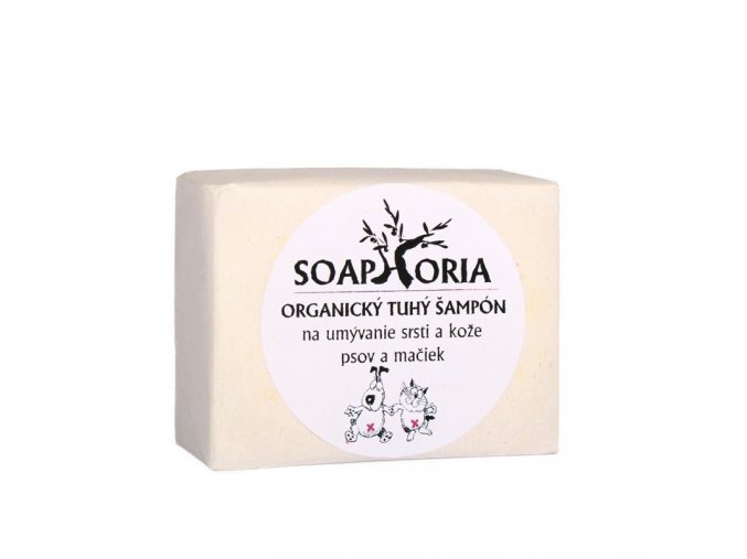 SOAPHORIA Organický tuhý šampon pro psy a kočky 130 g