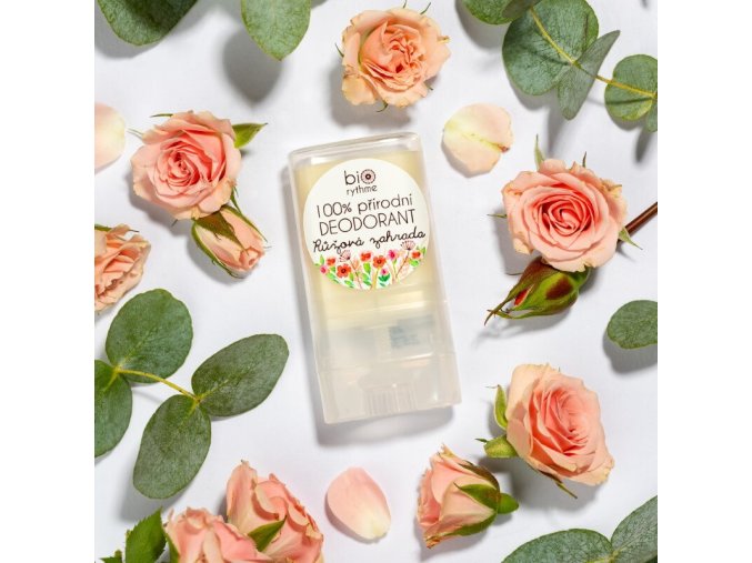 biorythme prirodni deodorant ruzova zahrada 15 g