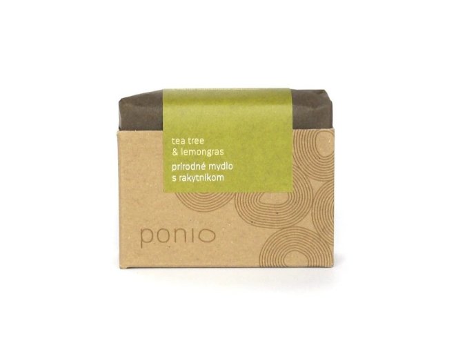 ponio prirodni mydlo tea tree a citronova trava 100 g
