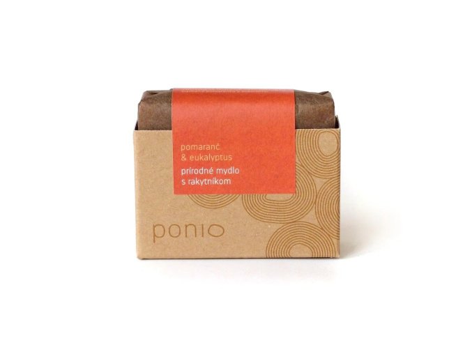 ponio prirodni mydlo pomeranc a eukalyptus s rakytnikem 100 g
