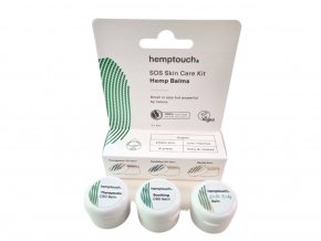 5382 sos skin care kit pecujici balzamy hemptouch