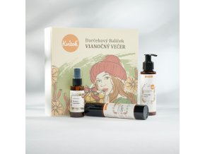 kvitok darkovy balicek vanocni vecer