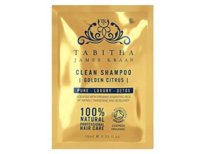 tabitha james kraan golden citrus clean shampoo sample