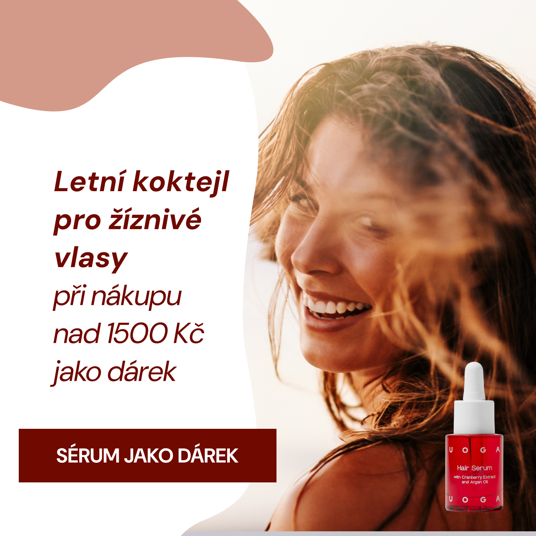 Získejte regenerační vlasové sérum Uoga Uoga při nákupu nad 1500 Kč jako dárek