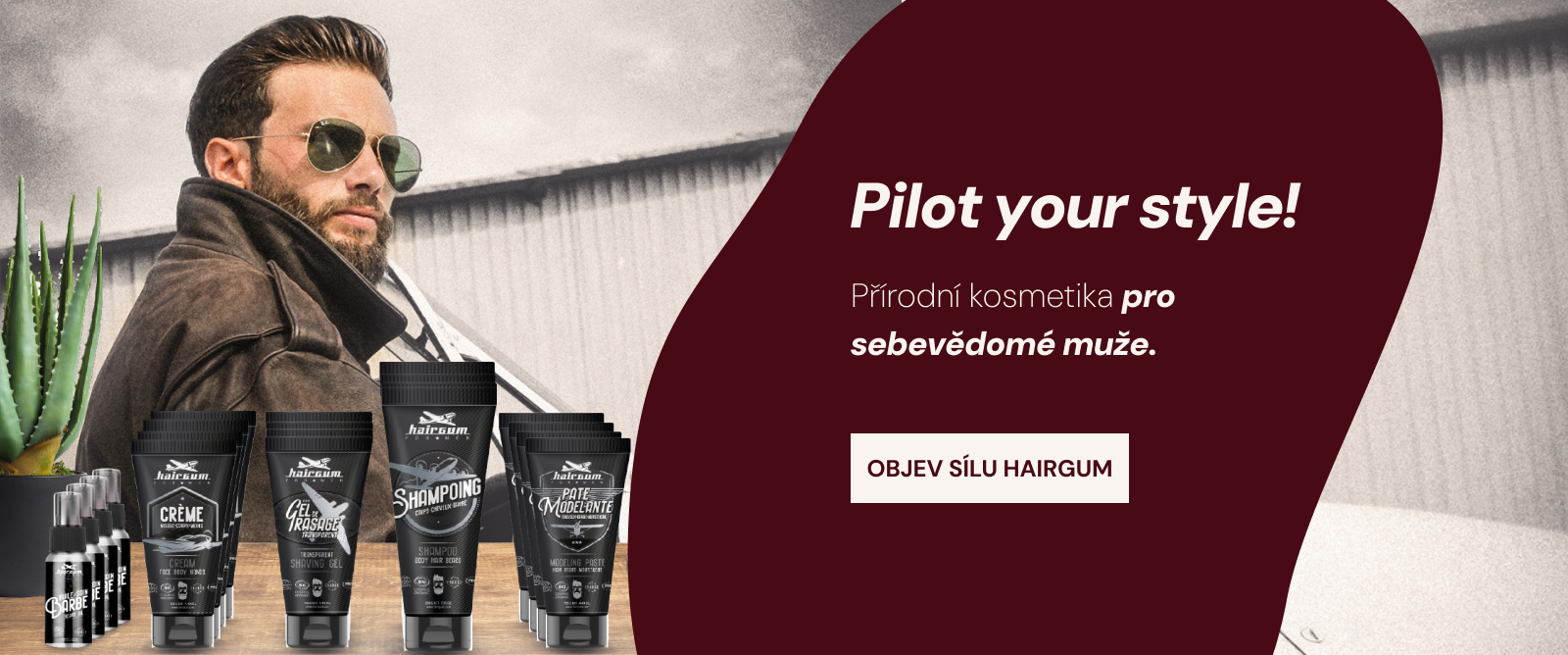 Hairgum - přirodní kosmetika pro sebevědomé muže