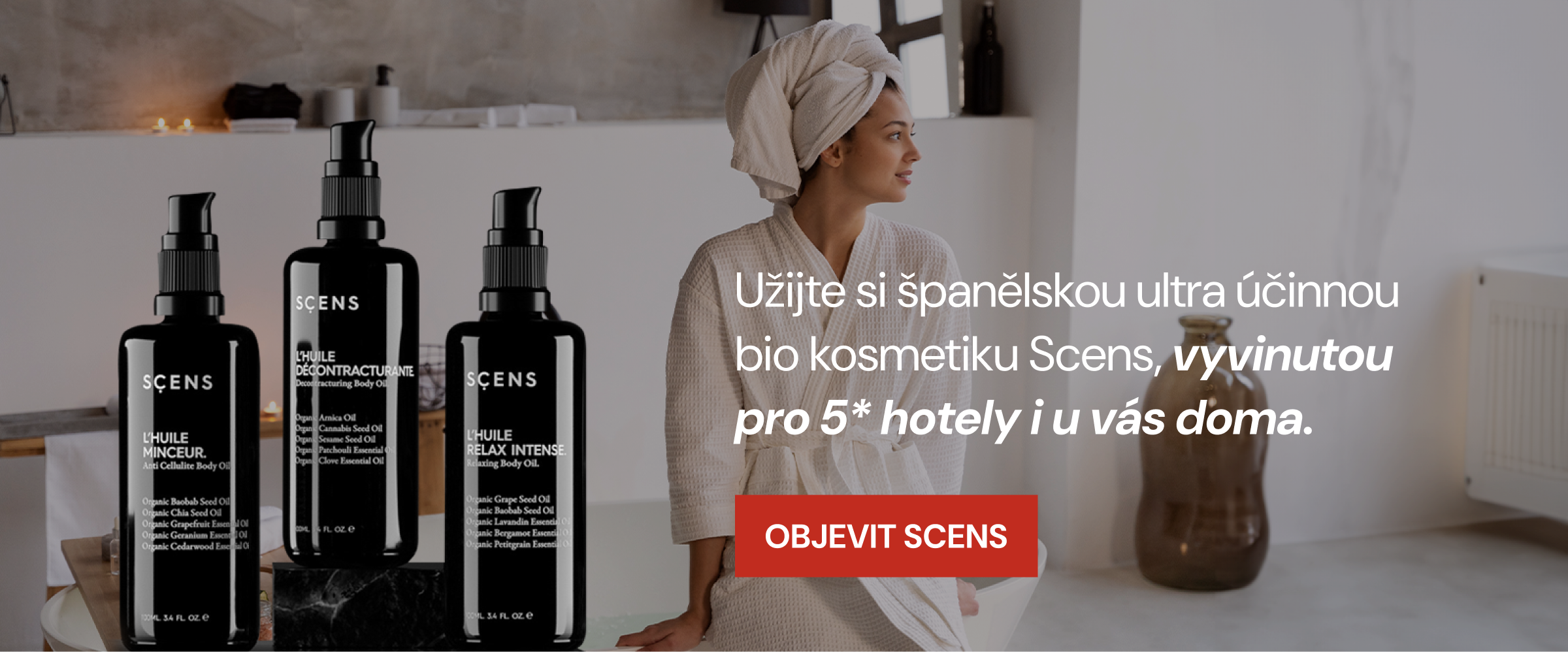 Scens nový tmavý banner