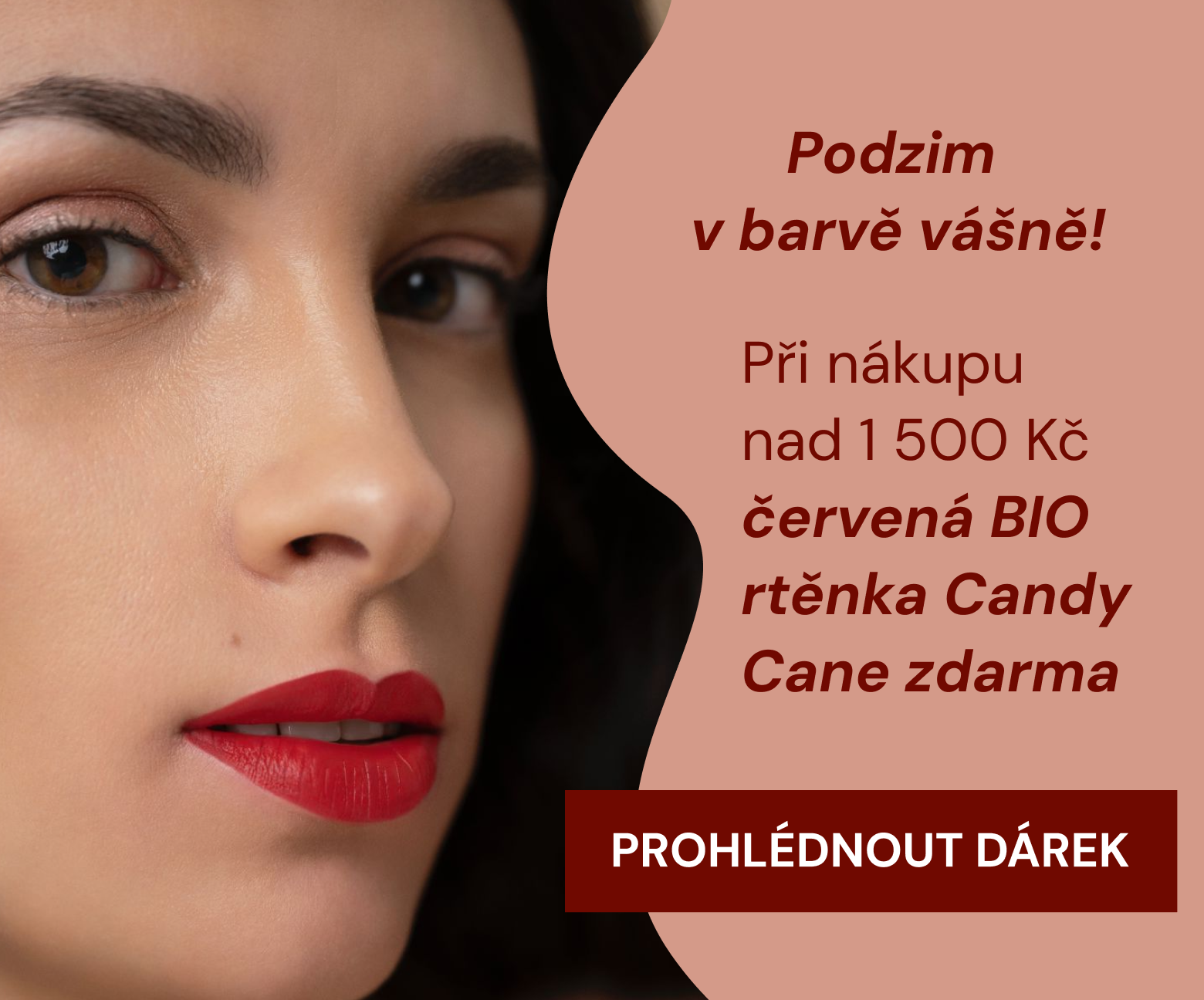 Bio rtěnka Geoderm Candy Cane zdarma při nákupu nad 1500 Kč