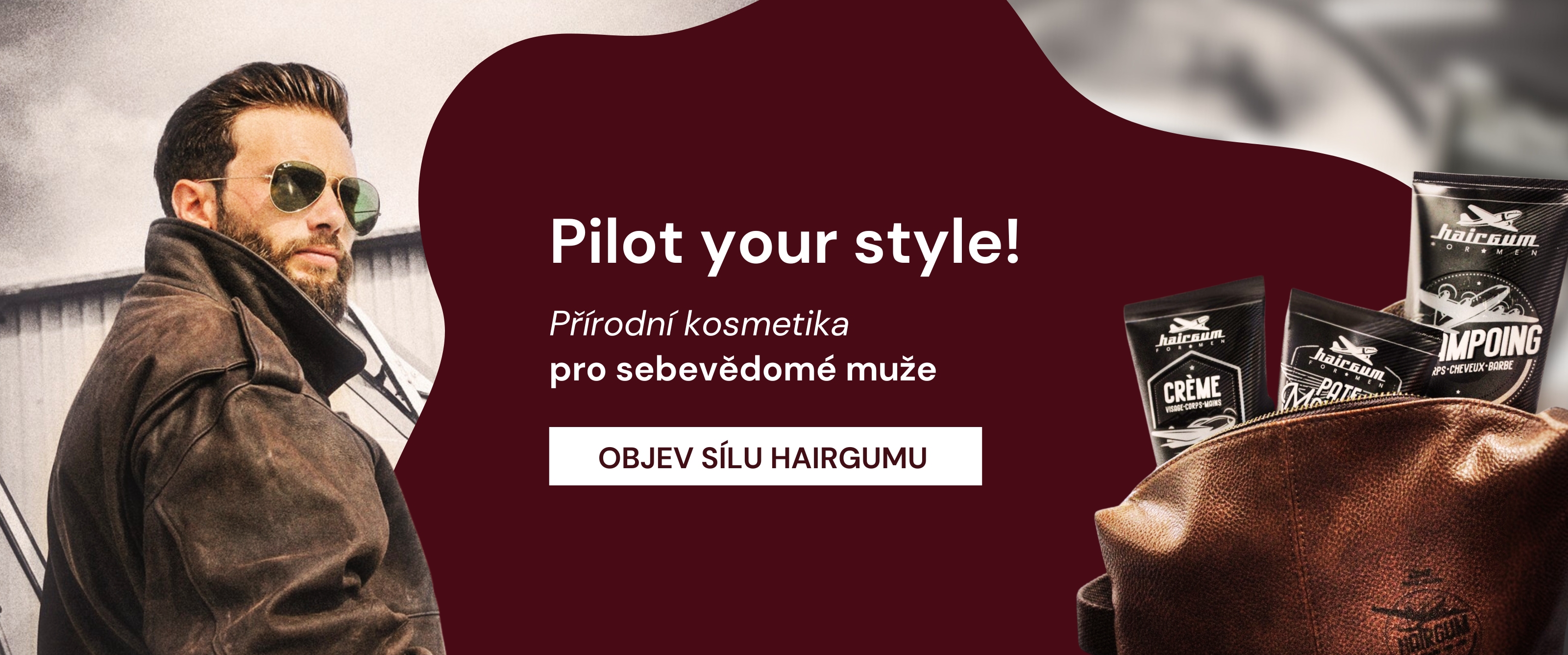 Hairgum - přirodní kosmetika pro sebevědomé muže