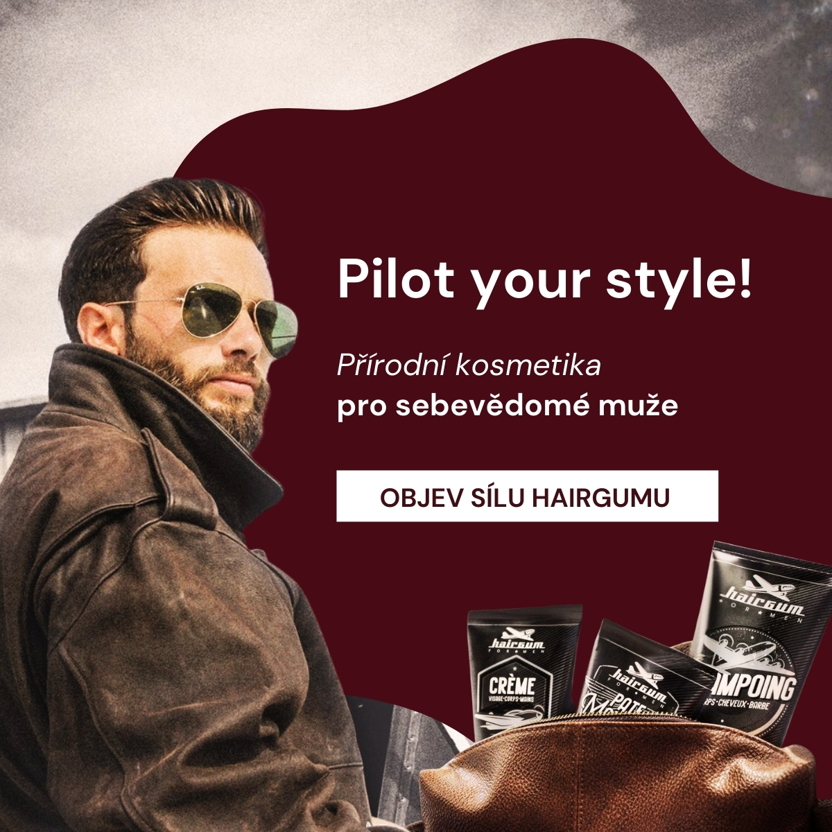 Hairgum banner mobile