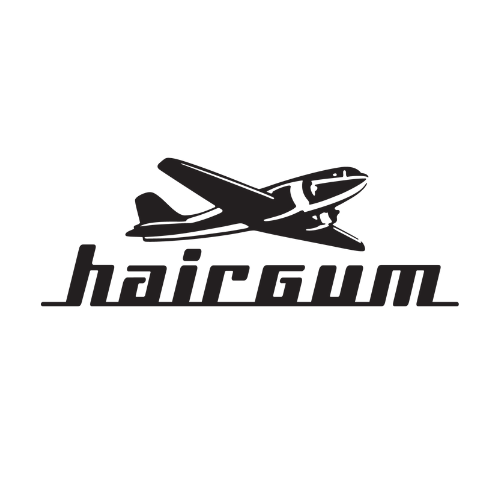 Logo Hairgum - profesionální přírodní vlasové a stylingové produkty pro muže (vosky a gely na vlasy)