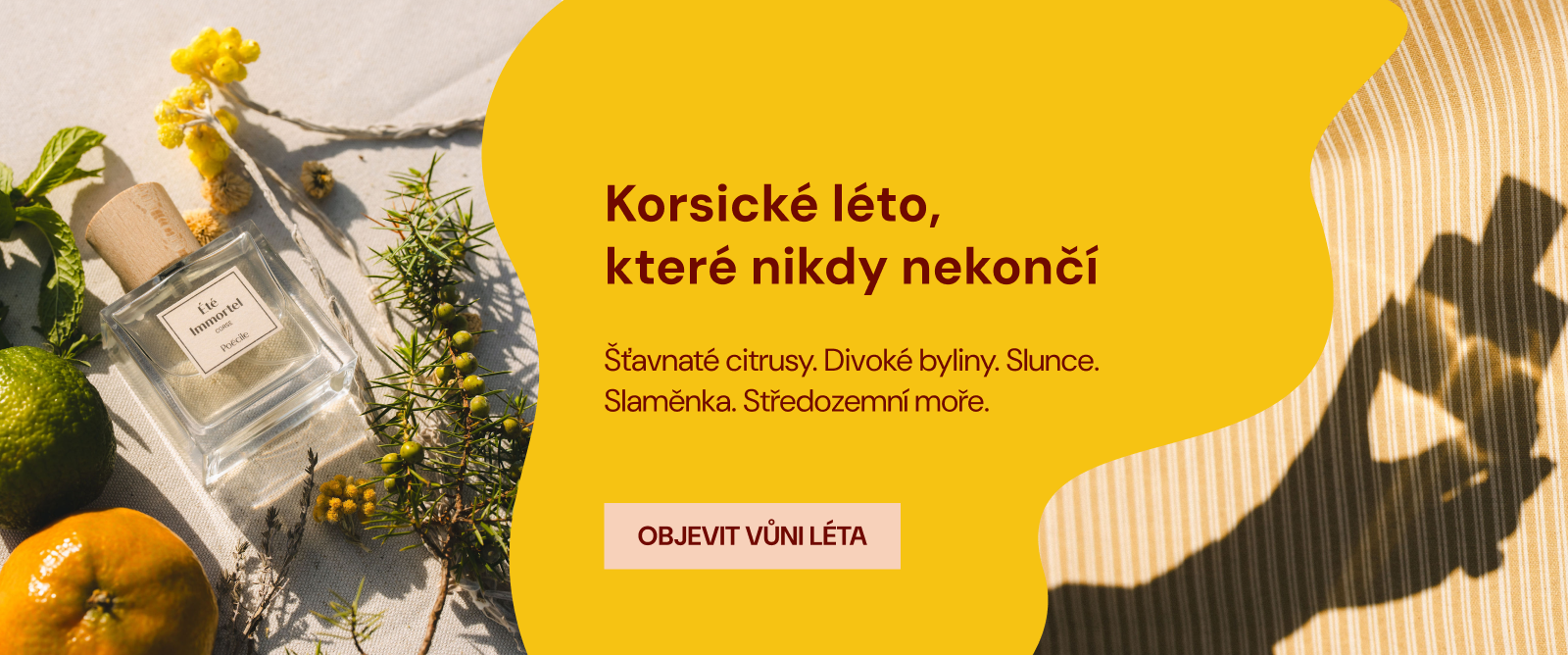 Přírodní parfém Poécile - vůně letní Korsiky POÉCILE Été Immortel