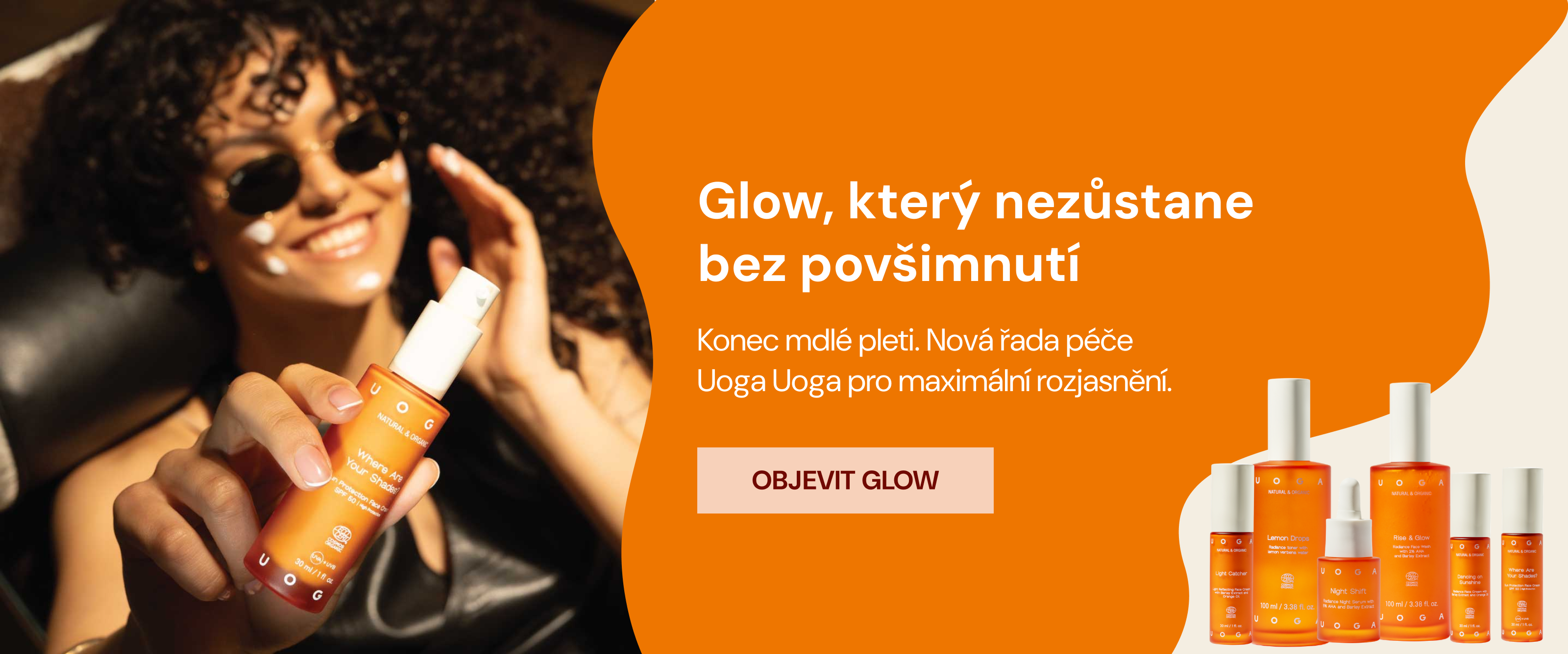 Nová péče o pleť pro maximální rozjasnění  pleti Uoga Uoga Radiance maxxing