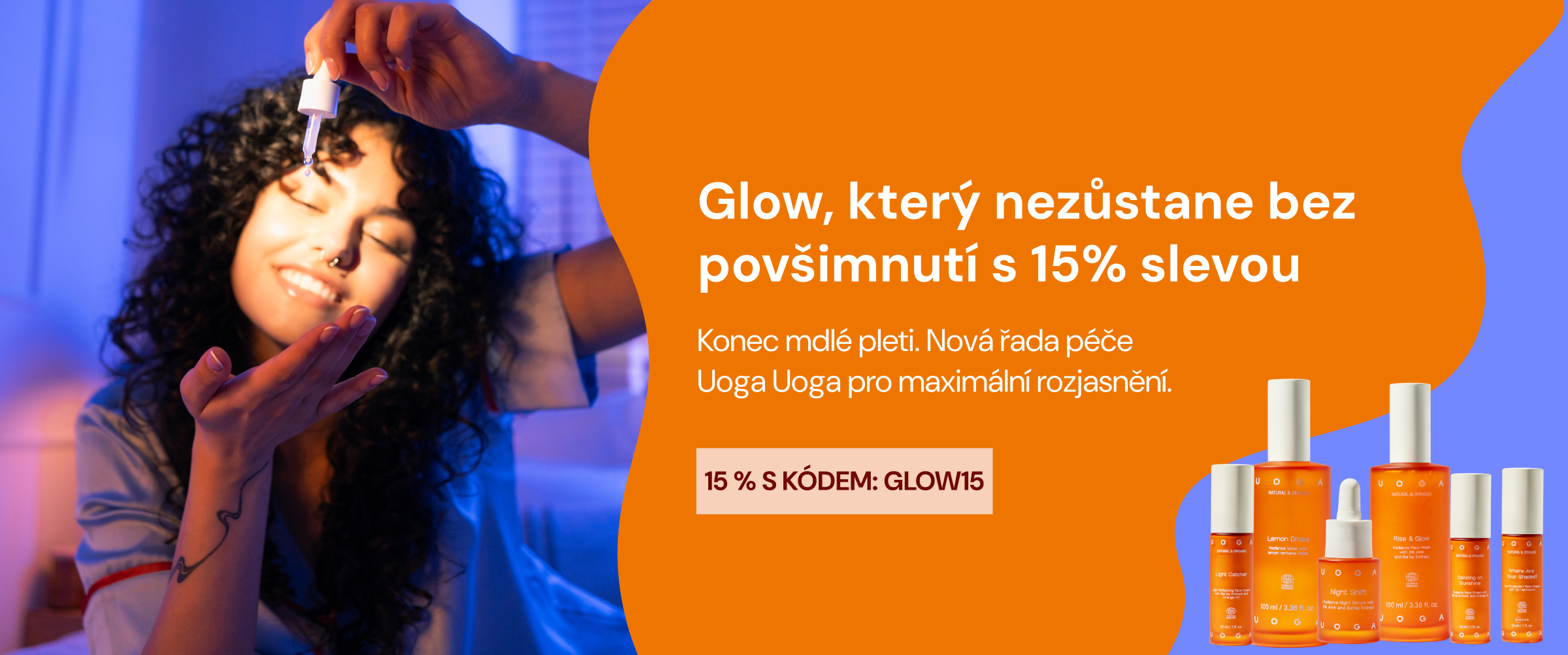 Nová péče o pleť pro maximální rozjasnění  pleti Uoga Uoga Radiance maxxing