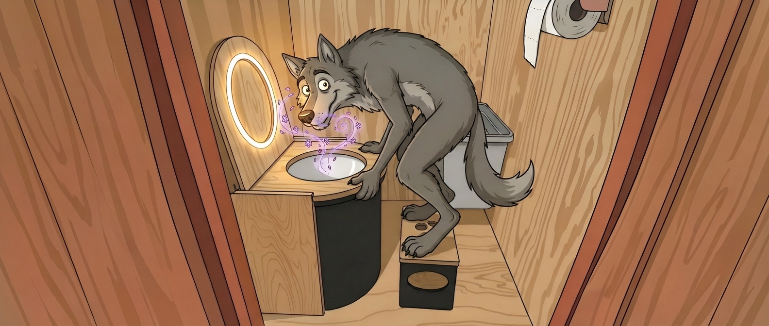 Zápach z kompostovacích toalet