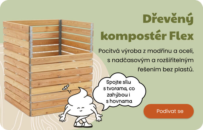 Dřevěný kompostér Flex