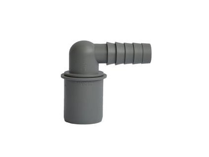 Plast Brno Koncovka HT rohova pro pripojeni hadice 19 21 mm 32 mm