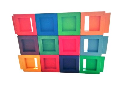 25791 2 capsle blocks sada 12ks ram s destickou 8 5x8 5x3cm bioboo