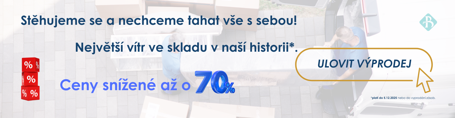 Stěhovací výprodej