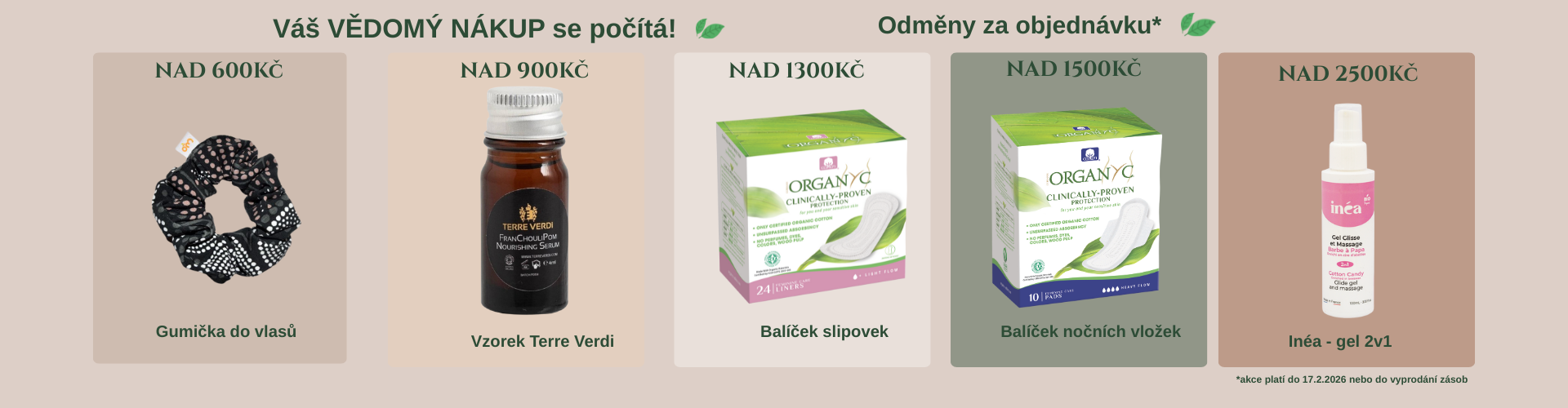 Darček k nákupu