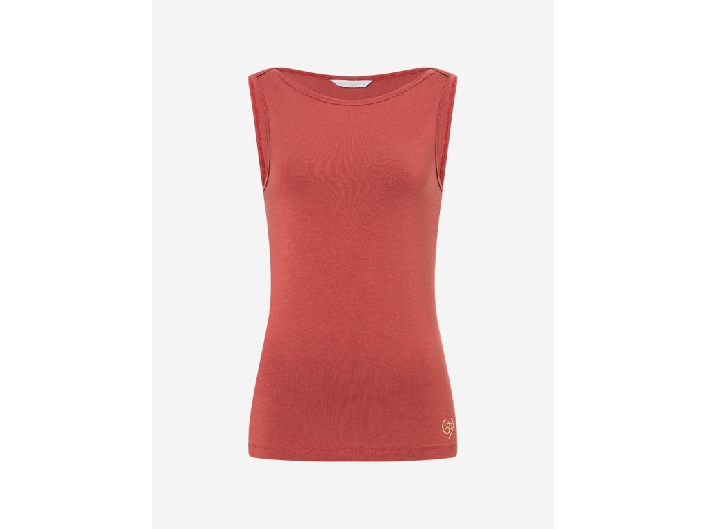 spirit_of_om_tanktop_z_bio_bavlny_tmave_oranzovy