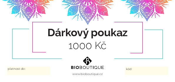 Dárkový poukaz 1000 Kč