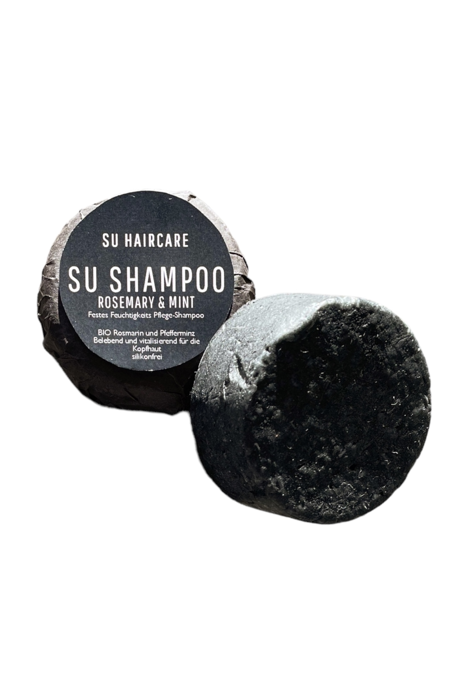 SU HAIRCARE bio tuhý šampón na vlasy s rozmarýnem a mátou - 60g