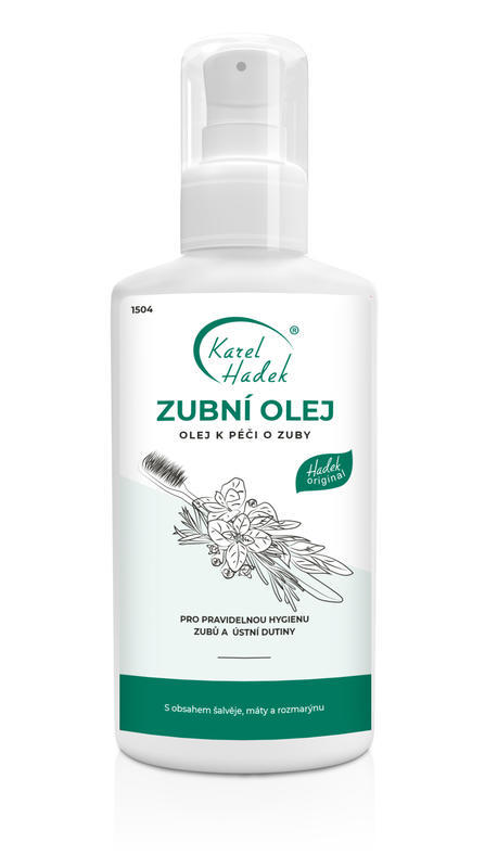 Karel Hadek AKH ZUBNÍ OLEJ ZE 7 BYLIN k péči o zuby při parodontóze balení: 100 ml