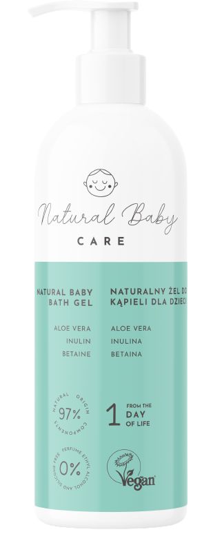 Natural Baby CARE dětský mycí a koupelový gel - 200 ml