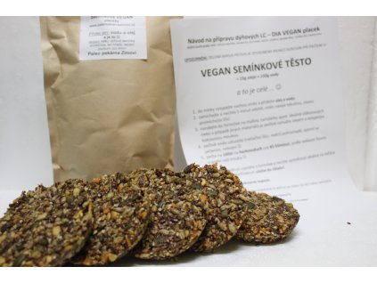 LC-DIA Semínková směs s Kešu BIO - vegan placky 450g