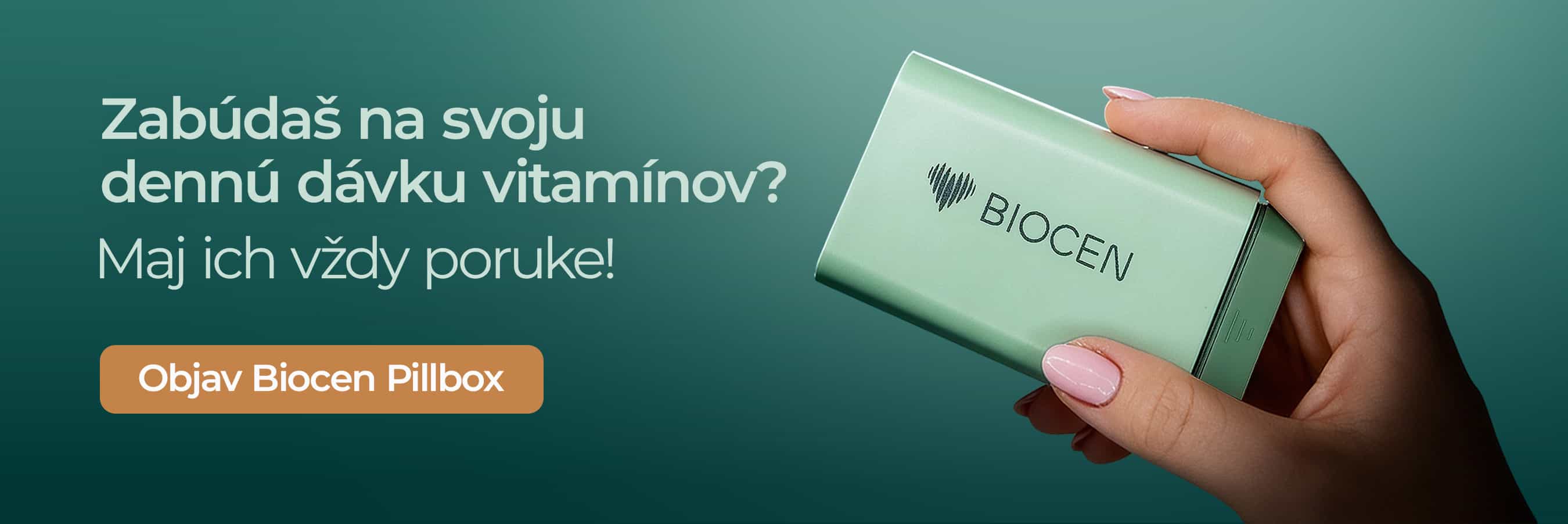 Biocen Pillbox Banner S Rukou Tmavý