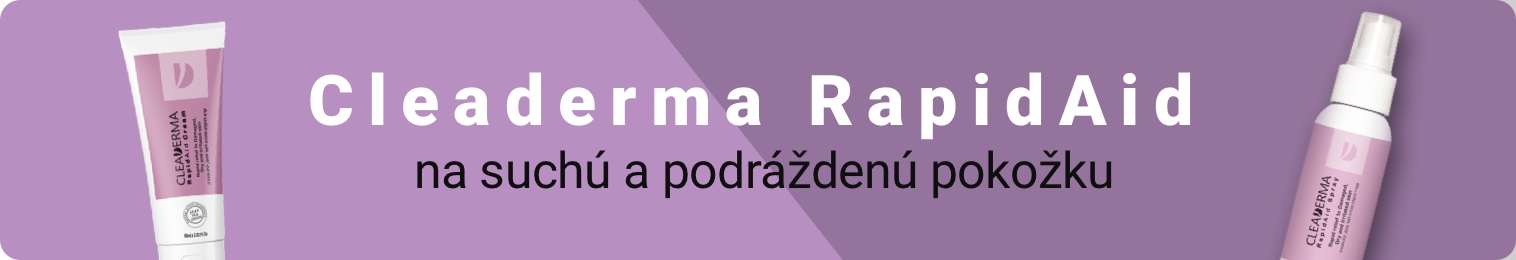 Cleaderma RapidAid na suchú a podráždenú pokožku