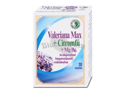 Dr. Chen Valeriana Max + medovka + B6 vitamín (30 ks)