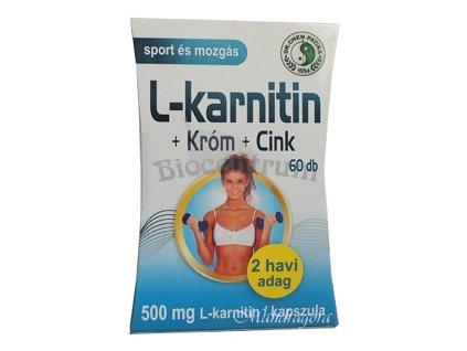 Dr. Chen L-karnitín + Chróm + Zinok 60 ks
