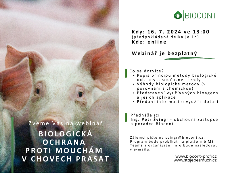 Webinář pro chovatele prasat