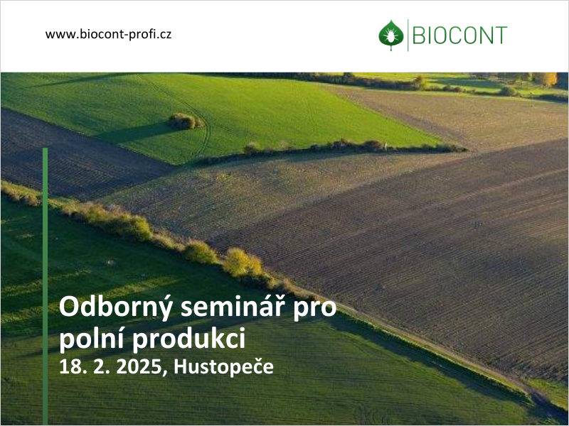 Pozvánka na seminář polních plodin - Hustopeče